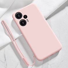 Funda Silicona Ultrafina Goma 360 Grados Carcasa YK1 para Xiaomi Poco F5 5G Rosa