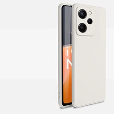Funda Silicona Ultrafina Goma 360 Grados Carcasa YK1 para Xiaomi Poco X5 Pro 5G Blanco