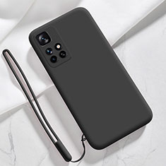 Funda Silicona Ultrafina Goma 360 Grados Carcasa YK1 para Xiaomi Redmi 10 (2022) Negro