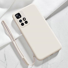 Funda Silicona Ultrafina Goma 360 Grados Carcasa YK1 para Xiaomi Redmi 10 4G Blanco