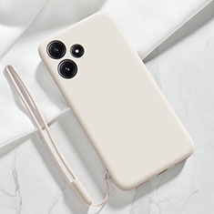 Funda Silicona Ultrafina Goma 360 Grados Carcasa YK1 para Xiaomi Redmi 12 5G Blanco