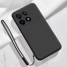 Funda Silicona Ultrafina Goma 360 Grados Carcasa YK1 para Xiaomi Redmi K70 5G Negro