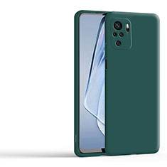 Funda Silicona Ultrafina Goma 360 Grados Carcasa YK1 para Xiaomi Redmi Note 10 4G Verde