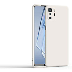 Funda Silicona Ultrafina Goma 360 Grados Carcasa YK1 para Xiaomi Redmi Note 10 Pro 5G Blanco