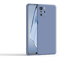 Funda Silicona Ultrafina Goma 360 Grados Carcasa YK1 para Xiaomi Redmi Note 10 Pro 5G Gris Lavanda