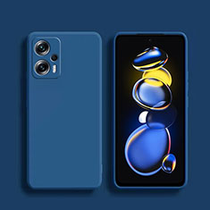 Funda Silicona Ultrafina Goma 360 Grados Carcasa YK1 para Xiaomi Redmi Note 11T Pro+ Plus 5G Azul