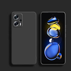 Funda Silicona Ultrafina Goma 360 Grados Carcasa YK1 para Xiaomi Redmi Note 11T Pro+ Plus 5G Negro