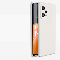 Funda Silicona Ultrafina Goma 360 Grados Carcasa YK1 para Xiaomi Redmi Note 12 Explorer Blanco