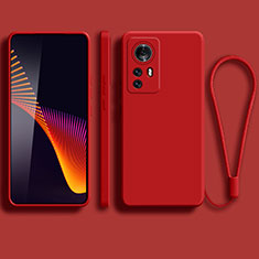 Funda Silicona Ultrafina Goma 360 Grados Carcasa YK1 para Xiaomi Redmi Note 12S Rojo