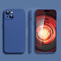 Funda Silicona Ultrafina Goma 360 Grados Carcasa YK2 para Apple iPhone 13 Azul