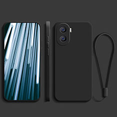 Funda Silicona Ultrafina Goma 360 Grados Carcasa YK2 para Huawei Honor X40i 5G Negro