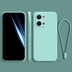 Funda Silicona Ultrafina Goma 360 Grados Carcasa YK2 para Huawei Honor X7a Cian