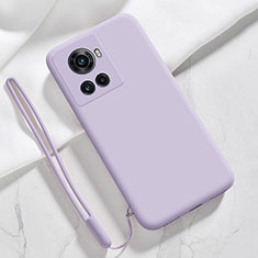 Funda Silicona Ultrafina Goma 360 Grados Carcasa YK2 para OnePlus 10R 5G Purpura Claro