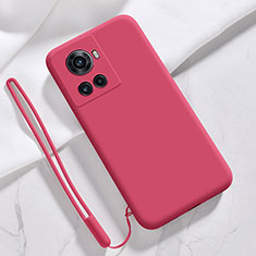 Funda Silicona Ultrafina Goma 360 Grados Carcasa YK2 para OnePlus 10R 5G Rojo