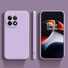 Funda Silicona Ultrafina Goma 360 Grados Carcasa YK2 para OnePlus 11 5G Purpura Claro