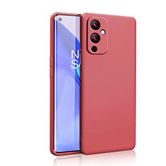 Funda Silicona Ultrafina Goma 360 Grados Carcasa YK2 para OnePlus 9 5G Rosa Roja