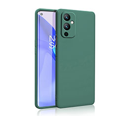 Funda Silicona Ultrafina Goma 360 Grados Carcasa YK2 para OnePlus 9 5G Verde Noche