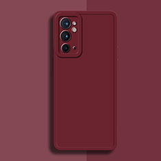 Funda Silicona Ultrafina Goma 360 Grados Carcasa YK2 para OnePlus 9RT 5G Rojo Rosa