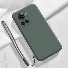 Funda Silicona Ultrafina Goma 360 Grados Carcasa YK2 para OnePlus Ace 5G Verde Noche