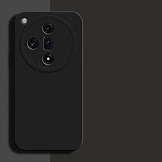 Funda Silicona Ultrafina Goma 360 Grados Carcasa YK2 para Oppo Find X7 5G Negro