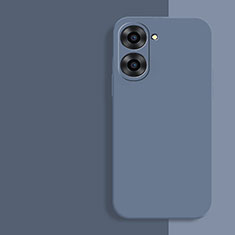 Funda Silicona Ultrafina Goma 360 Grados Carcasa YK2 para Realme 10S 5G Gris Lavanda