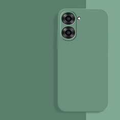 Funda Silicona Ultrafina Goma 360 Grados Carcasa YK2 para Realme 10S 5G Verde Noche