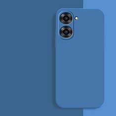 Funda Silicona Ultrafina Goma 360 Grados Carcasa YK2 para Realme V20 5G Azul