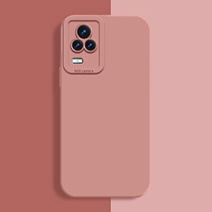 Funda Silicona Ultrafina Goma 360 Grados Carcasa YK2 para Vivo iQOO 7 5G Rosa