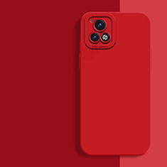 Funda Silicona Ultrafina Goma 360 Grados Carcasa YK2 para Vivo iQOO U3x 5G Rojo