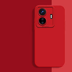 Funda Silicona Ultrafina Goma 360 Grados Carcasa YK2 para Vivo iQOO Z6 Pro 5G Rojo