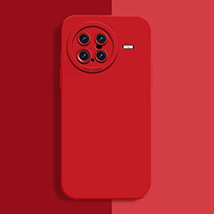 Funda Silicona Ultrafina Goma 360 Grados Carcasa YK2 para Vivo X Note Rojo