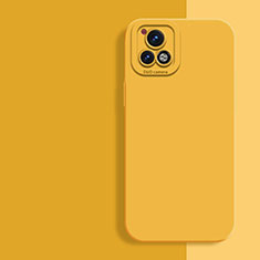 Funda Silicona Ultrafina Goma 360 Grados Carcasa YK2 para Vivo Y52s 5G Amarillo