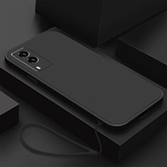 Funda Silicona Ultrafina Goma 360 Grados Carcasa YK2 para Vivo Y71t 5G Negro