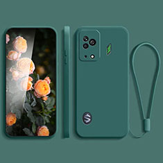 Funda Silicona Ultrafina Goma 360 Grados Carcasa YK2 para Xiaomi Black Shark 5 5G Verde Noche