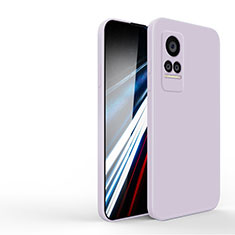 Funda Silicona Ultrafina Goma 360 Grados Carcasa YK2 para Xiaomi Civi 1S 5G Purpura Claro