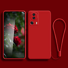 Funda Silicona Ultrafina Goma 360 Grados Carcasa YK2 para Xiaomi Civi 2 5G Rojo