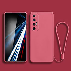 Funda Silicona Ultrafina Goma 360 Grados Carcasa YK2 para Xiaomi Mi 10S 5G Rosa Roja