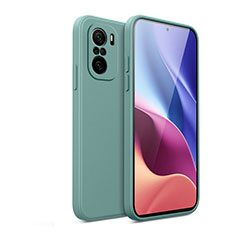 Funda Silicona Ultrafina Goma 360 Grados Carcasa YK2 para Xiaomi Mi 11X 5G Verde