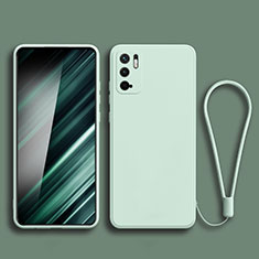 Funda Silicona Ultrafina Goma 360 Grados Carcasa YK2 para Xiaomi POCO M3 Pro 5G Menta Verde