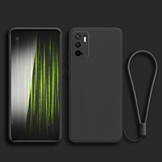 Funda Silicona Ultrafina Goma 360 Grados Carcasa YK2 para Xiaomi POCO M3 Pro 5G Negro