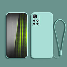 Funda Silicona Ultrafina Goma 360 Grados Carcasa YK2 para Xiaomi Poco M4 Pro 5G Cian