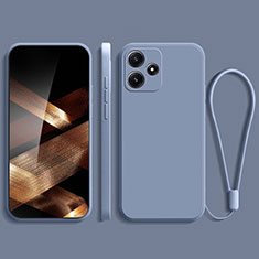 Funda Silicona Ultrafina Goma 360 Grados Carcasa YK2 para Xiaomi Poco M6 Pro 5G Gris Lavanda