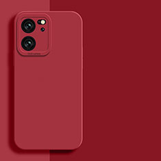 Funda Silicona Ultrafina Goma 360 Grados Carcasa YK2 para Xiaomi Redmi K60 Ultra 5G Rosa Roja