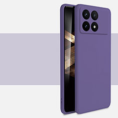 Funda Silicona Ultrafina Goma 360 Grados Carcasa YK2 para Xiaomi Redmi K70 5G Morado