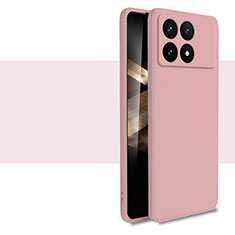 Funda Silicona Ultrafina Goma 360 Grados Carcasa YK2 para Xiaomi Redmi K70 Pro 5G Rosa