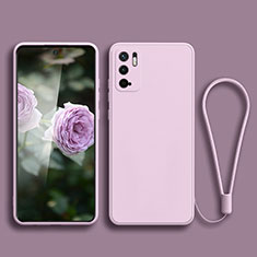 Funda Silicona Ultrafina Goma 360 Grados Carcasa YK2 para Xiaomi Redmi Note 10 5G Purpura Claro