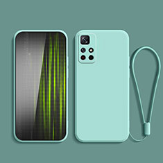 Funda Silicona Ultrafina Goma 360 Grados Carcasa YK2 para Xiaomi Redmi Note 11 5G Cian