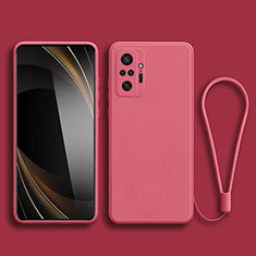 Funda Silicona Ultrafina Goma 360 Grados Carcasa YK2 para Xiaomi Redmi Note 11 SE India 4G Rosa Roja