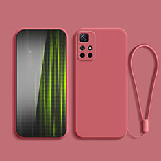Funda Silicona Ultrafina Goma 360 Grados Carcasa YK2 para Xiaomi Redmi Note 11T 5G Rojo