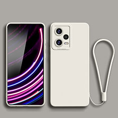 Funda Silicona Ultrafina Goma 360 Grados Carcasa YK2 para Xiaomi Redmi Note 12 Explorer Blanco